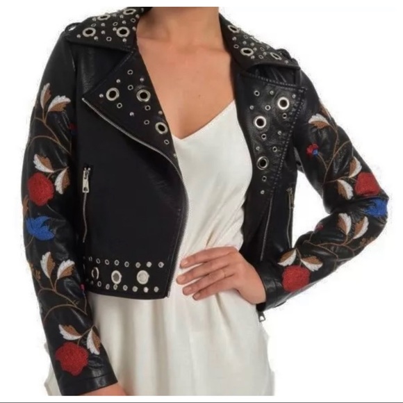 NWT. Romeo & Juliet Couture Biker Jacket. Size M. - Picture 2 of 8